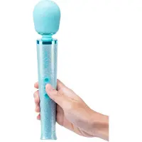 Le Wand Petite All That Glimmers Vibro Masseur Bleu