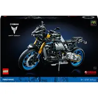 LEGO 42159 Technic Yamaha MT-10 SP, réplique de moto avec moteur 4 cylindres, direction fonctionnelle et application AR, un ensemble de briques pour les fans d'automobile adultes