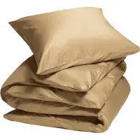 Yumeko - Parure de lit - Satin De Coton - 140x220 - Beige