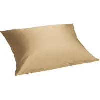 Yumeko - Taie d'oreiller - Satin De Coton - 60x70 - Beige