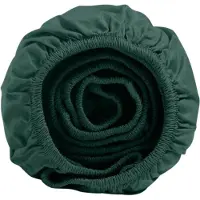 Yumeko Drap-Housse Yumeko Forest Green (Percale)-90 x 200 cm
