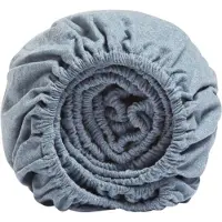 Yumeko Drap-Housse Yumeko Light Blue (Flanelle)-180 x 210 cm