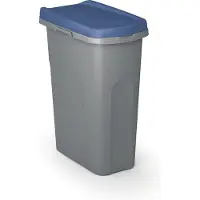 Kerbl Stefanplast Eco System Poubelle 25 Litres, Poubelle, Gris, Bleu
