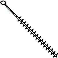 Generique Lame Supérieure Ou Inférieure Adaptable Pour Taille-haie Stihl Modèles Hs45 - Longueur Totale: 672mm. Remplace Origine: 4228- 71