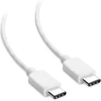 Pro Goobay 66315 Câble de charge et de synchronisation USB-C, 0,5 m, blanc - pour appareils avec connexion USB-C,Blanc