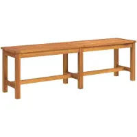 vidaXL - Banc de jardin - 150x35x45 cm - Massif - Bois d'acacia