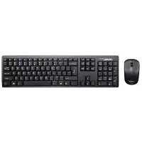 Lenovo GX30L66303, Taille complète (100%), QWERTY, Noir, Souris incluse