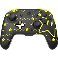 PDP REMATCH GLOW, manette de jeu, Nintendo Switch, Nintendo Switch OLED, bouton d'accueil, D-Pad, bouton Partager, analogique / numérique, sans fil, 9,14 m