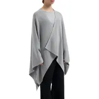 Yumeko - Poncho - Coton - Taille unique - Gris