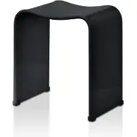 DECOR WALTHER Banc Decor Walther DW 80 Noir 40 cm