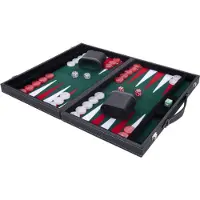 Engelhart Jeu De Backgammon De Luxe 38 Cm, Vert