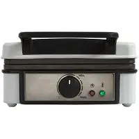 Livoo Gaufrier avec thermostat 1200 W Blanc et Noir