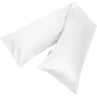 Yumeko - Taie d'oreiller - Satin De Coton - 37x160 - Blanche