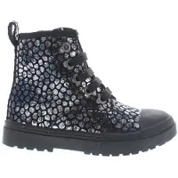 Shoesme Veterschoen hoog Veterschoen hoog - Zilverkleur - Maat 22