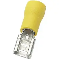 Oem Marine Female Spade Terminal 6.3 Mm 100 Units Argenté 2.5-6 mm2