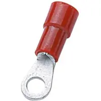 Oem Marine Ring Terminal 6 Mm 100 Units Rouge 0.2-1.5 mm2