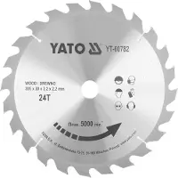 YATO Lame de scie en carbure - - Compatible YT-82175 - 305 x 30 mm - 24 dents - Coupe rapide et précise