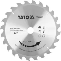 YATO Lame de scie circulaire Ø235 mm - 24T - diamètre intérieur 25.4 mm