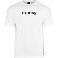 Cube Organic Classic Logo Short Sleeve T-shirt Blanc M Homme