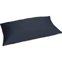 Yumeko - Taie d'oreiller - Satin De Coton - 40x80 - Bleu