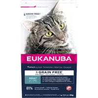 Eukanuba Grain Free Adult Saumon 2 kg pour chats adultes