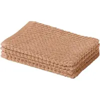 Yumeko - Gants de toilette - Coton - 15x22 - Beige