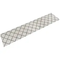 vidaXL Tapis de cuisine lavable impression carrée 60x300 cm velours