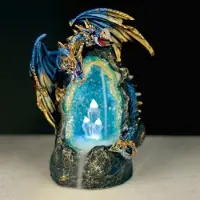 Puckator Drache mit kristalle Höhle LED Backflow Rückfluss Räuchergefäss