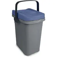 Stefanplast Pattumiera Home Eco System Blu Capri 7lt Casa Giardino