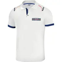 Sparco Martini-r Short Sleeve Polo Blanc XL Homme