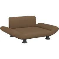 vidaXL Lit pour chien Marron 70x45x28 cm Tissu