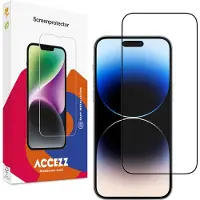 Accezz Protection d'écran en verre trempé Full Cover pour Apple iPhone 15 Pro