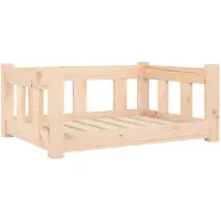 vidaXL Lit pour chien 65,5x50,5x28 cm pin massif