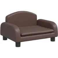 vidaXL Lit pour chien Marron 50x40x30 cm similicuir