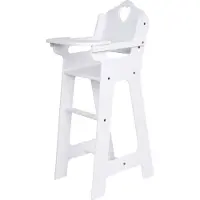 Small Foot Chaise haute de poupée avec table pliante