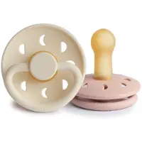 Frigg Sucette cerise 100% naturelle Tétine bébé taille 2 Couleur : Blush/Cream