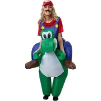 Dressforfun Costume d'assise plombier italien - Mario et Yoshi - Halloween - carnaval