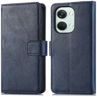 IMoshion Étui de télephone portefeuille de luxe OnePlus Nord 3 - Bleu foncé