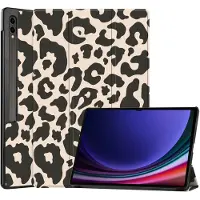 IMoshion Coque tablette Design Trifold Samsung Galaxy Tab S10 Ultra / Tab S9 Ultra - Leopard