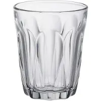 Duralex 6 tasses --- 160 ml - Verre trempé transparent et résistant - 6 tasses Design classique et empilable