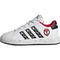 Adidas Garçons, Baskets, Grand Court Spider-man K Jr. Schuhe, Blanc, (38 2/3)