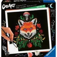 Ravensburger CreArt Pixie Cold Edition Fox Peinture par num ros pour adultes Kits de bricolage pour adultes et enfants partir de 12 ans