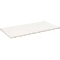vidaXL Dessus de table blanc 110x55x2,5 cm bois de pin massif