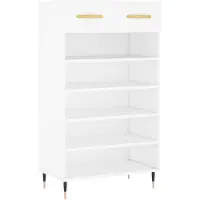 vidaXL Armoire à chaussures blanc 60x35x105 cm bois d'ingénierie