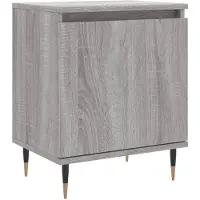 vidaXL Table de chevet sonoma gris 40x30x50 cm bois d'ingénierie