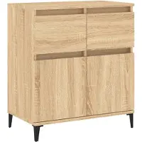 vidaXL Sideboard chêne Sonoma 60x35x70 cm bois composite