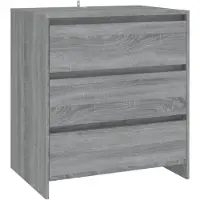 vidaXL Sideboard Gris Sonoma 70x41x75 cm Bois composite