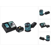 Makita DBO 180 RM1 Ponceuse excentrique sans fil 18 V 125 mm + 1x batterie 4,0 Ah + chargeur