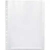 Pierre by Elba Pochette avec soufflets, DIN A4, PP, 0,2 mm transparent, ouverture en haut, sans rabat de fermeture (A4, 1x)