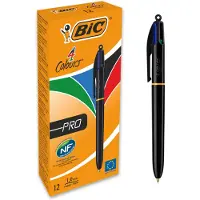 BIC 902129 biros Noir, Bleu, Vert, Rouge Moyen 12 pcs. (12x)